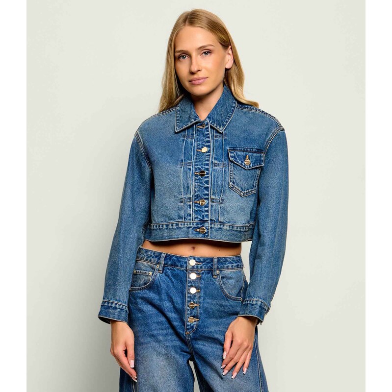 AllSaints Džínová bunda Blink | Cropped Fit