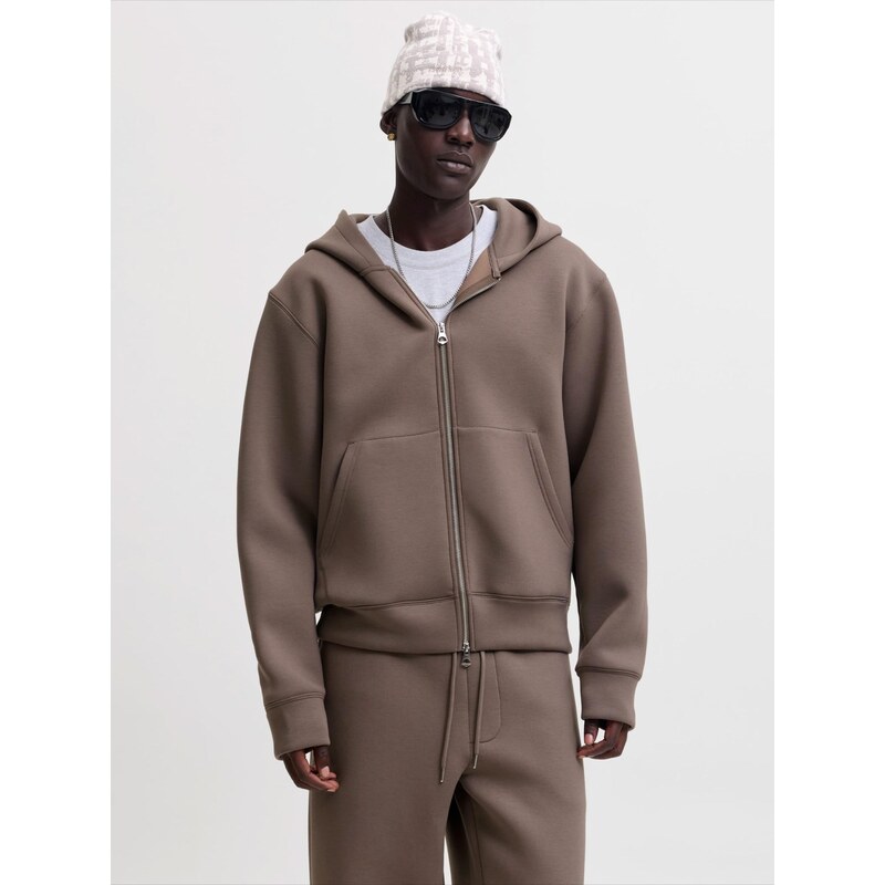 JACK & JONES Mikina JCOLEGACY mokka