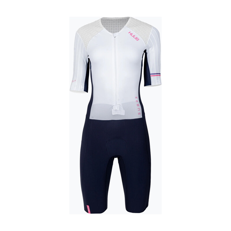 Dámský triatlonový dres HUUB Anemoi 3 SUB22 white/navy/pink