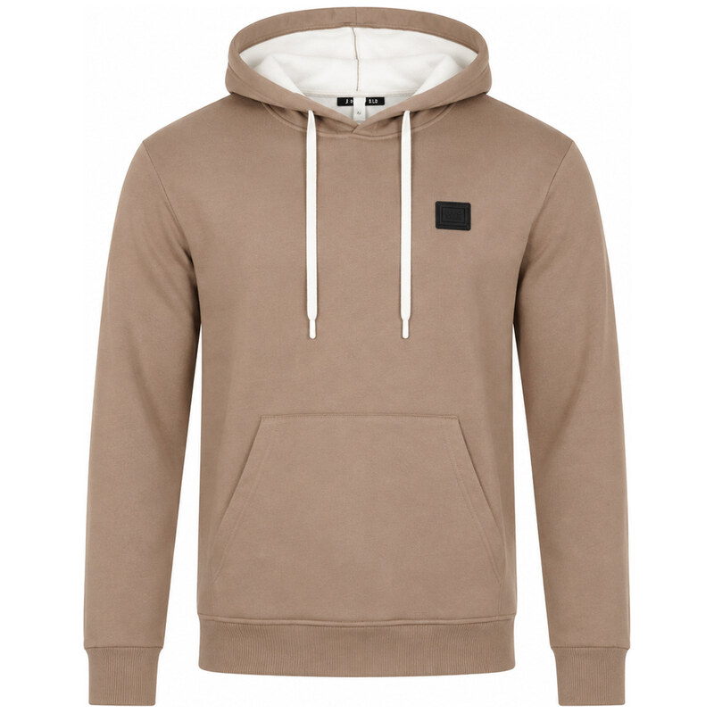 J.STYLE Pánská mMikina s kapucí Camel