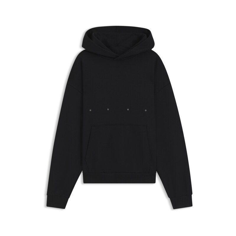 HUGO x apoh oversized-fit hoodie in cotton terry with ballerina
