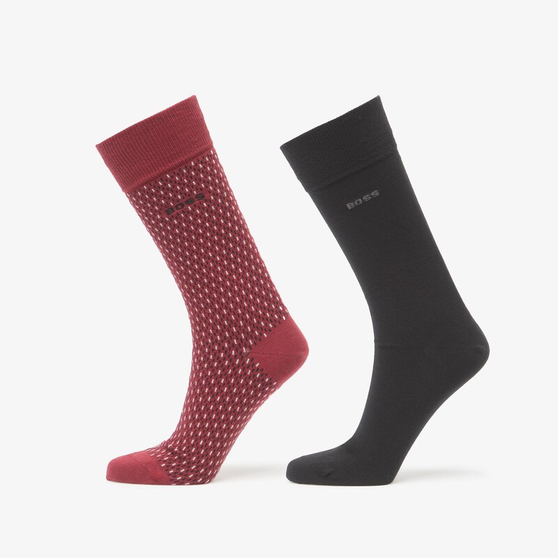 Ponožky Hugo Boss 2-Pack Rs Minipattern Cc Multicolor 43-46