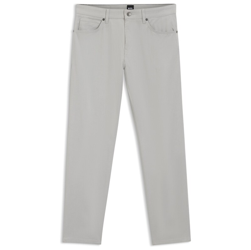 BOSS Maine regular-fit trousers in brushed twill