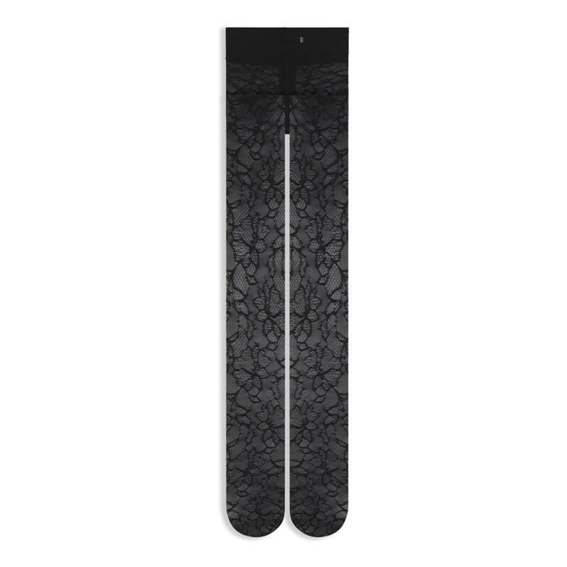 BOSS Floral-patterned tights in 30 denier