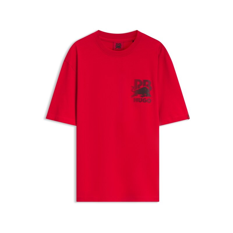 HUGO x RB T-shirt in cotton with bull motif