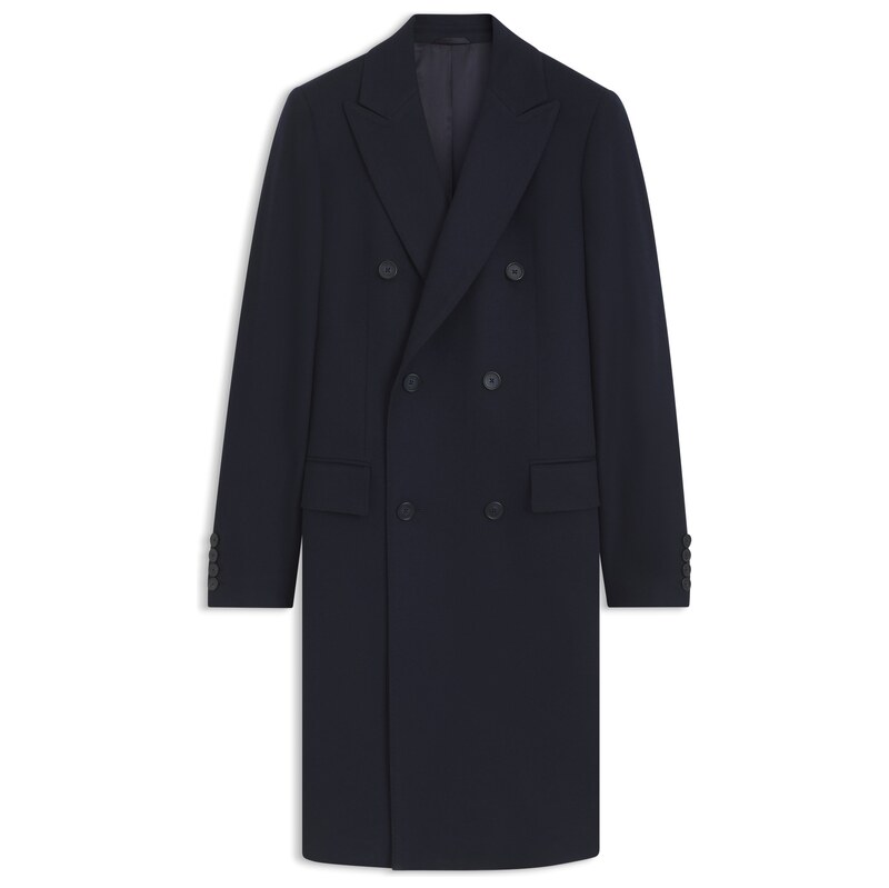 BOSS BY BECKHAM long coat in virgin wool and cashmere