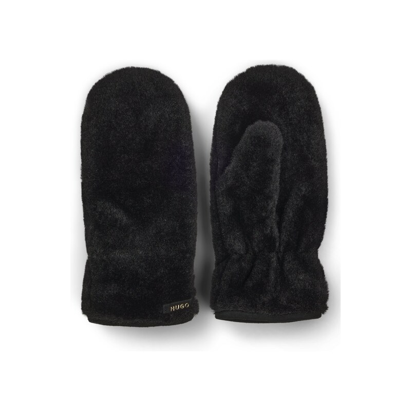 HUGO Womenswear gloves with metal logo letters