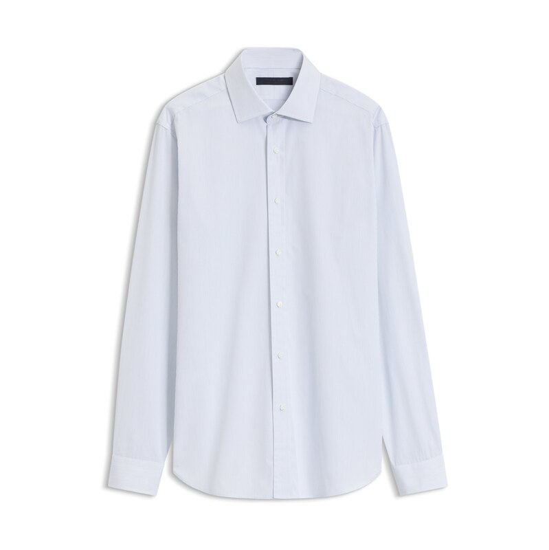 BOSS BY BECKHAM slim-fit shirt in striped cotton