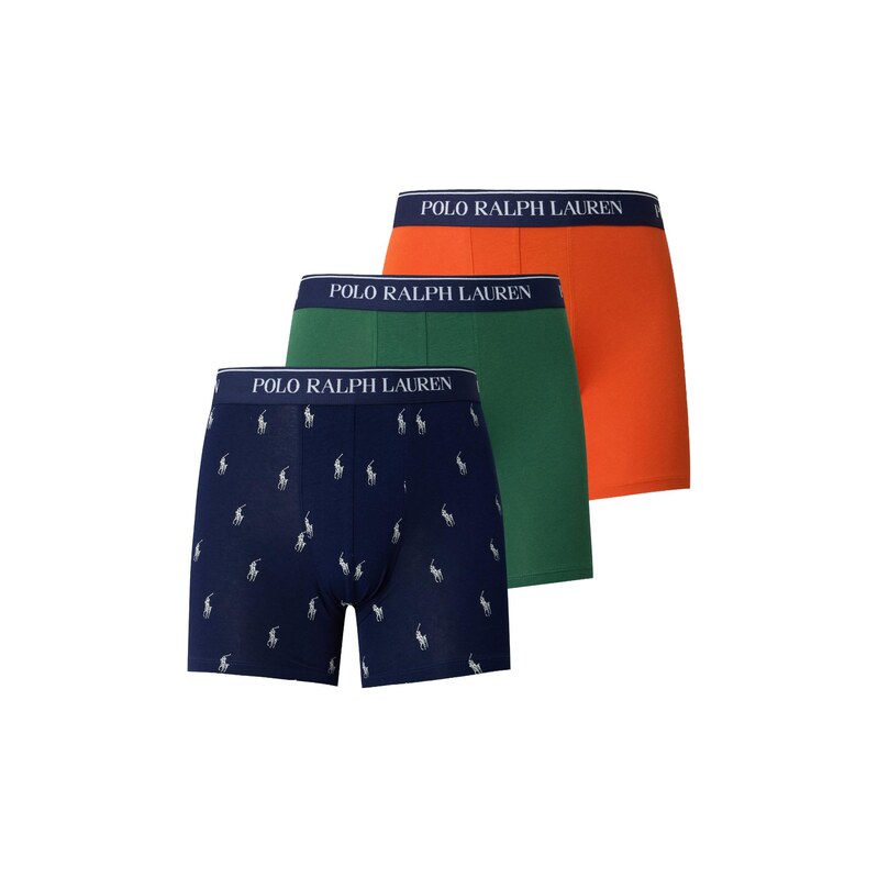 Polo Ralph Lauren Boxerky námořnická modř / jedle / oranžová /