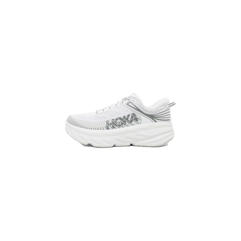 HOKA Běžecká obuv BONDI 7 šedá / bílá