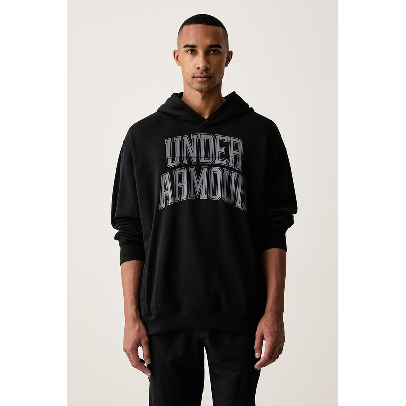 Under Armour mikina s kapucí pánská s bavlnou Rival