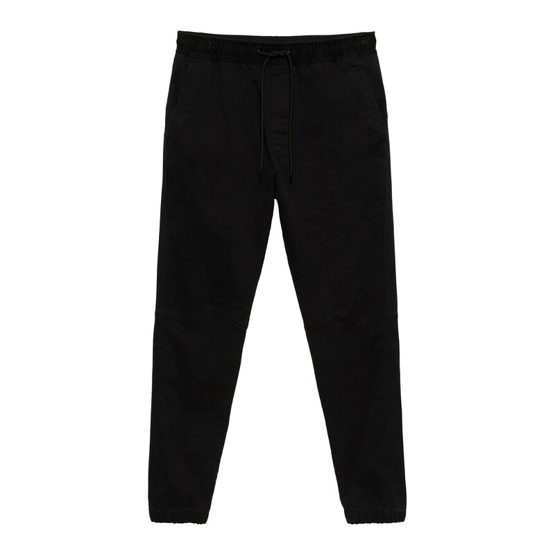 Pull&Bear Kalhoty černá