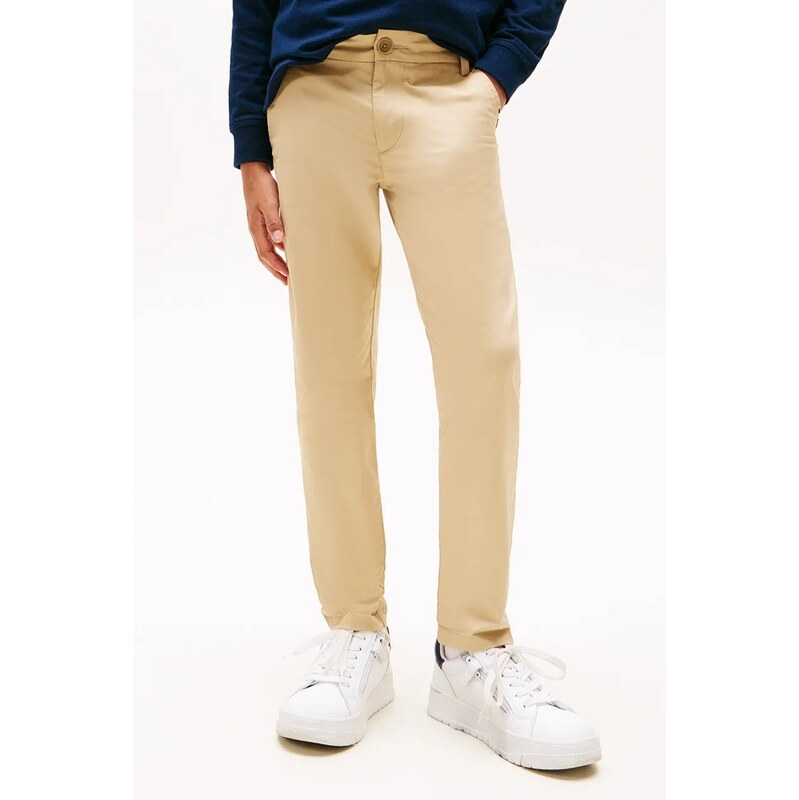 Tommy Hilfiger chino kalhoty dětské s bavlnou