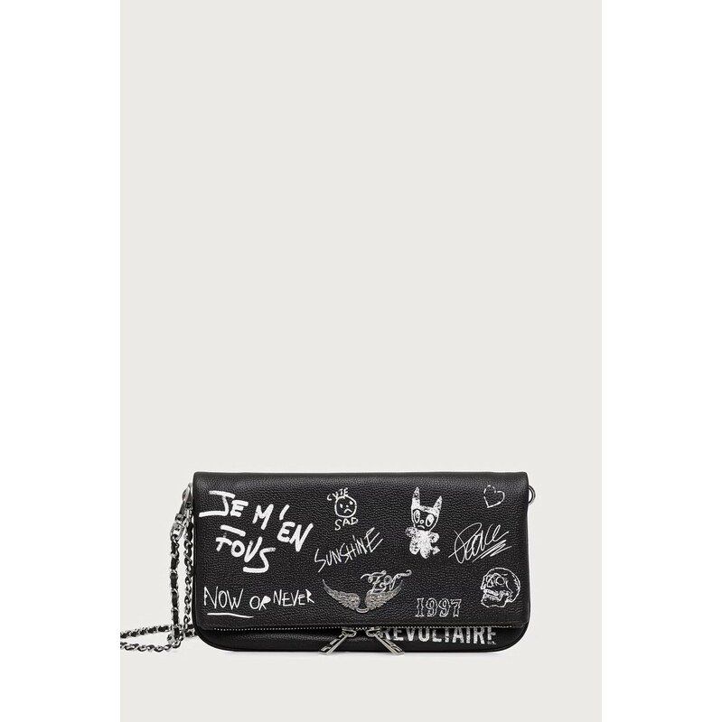 Zadig&Voltaire psaníčko dámské kožené