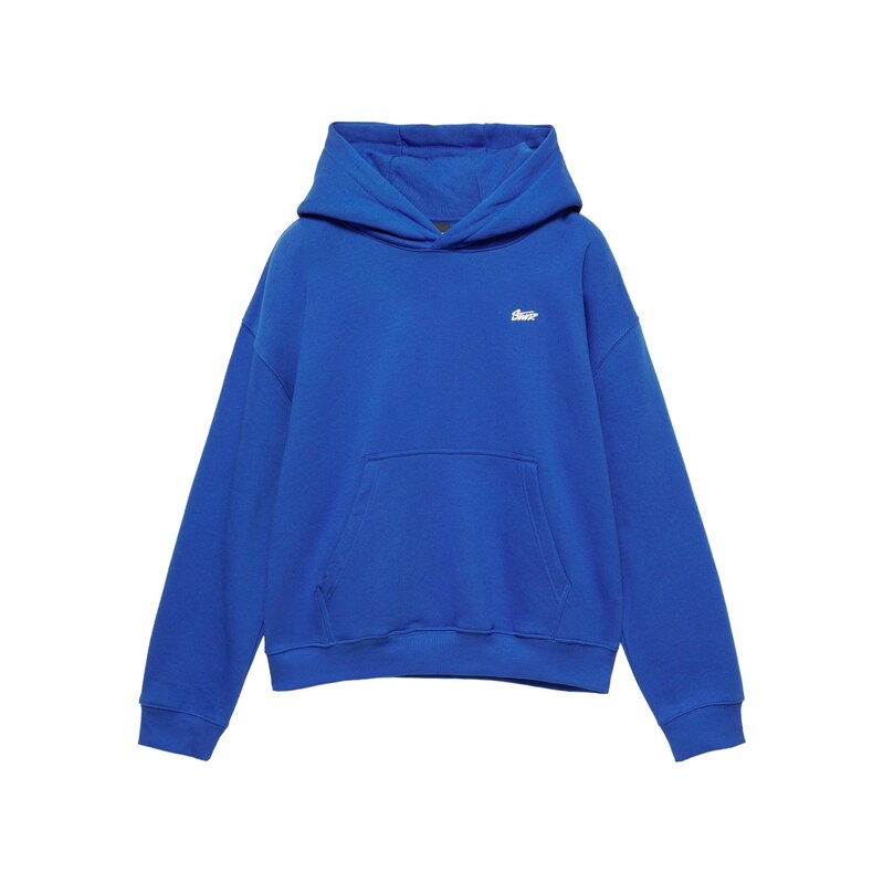 Pull&Bear Mikina STWD modrá / bílá
