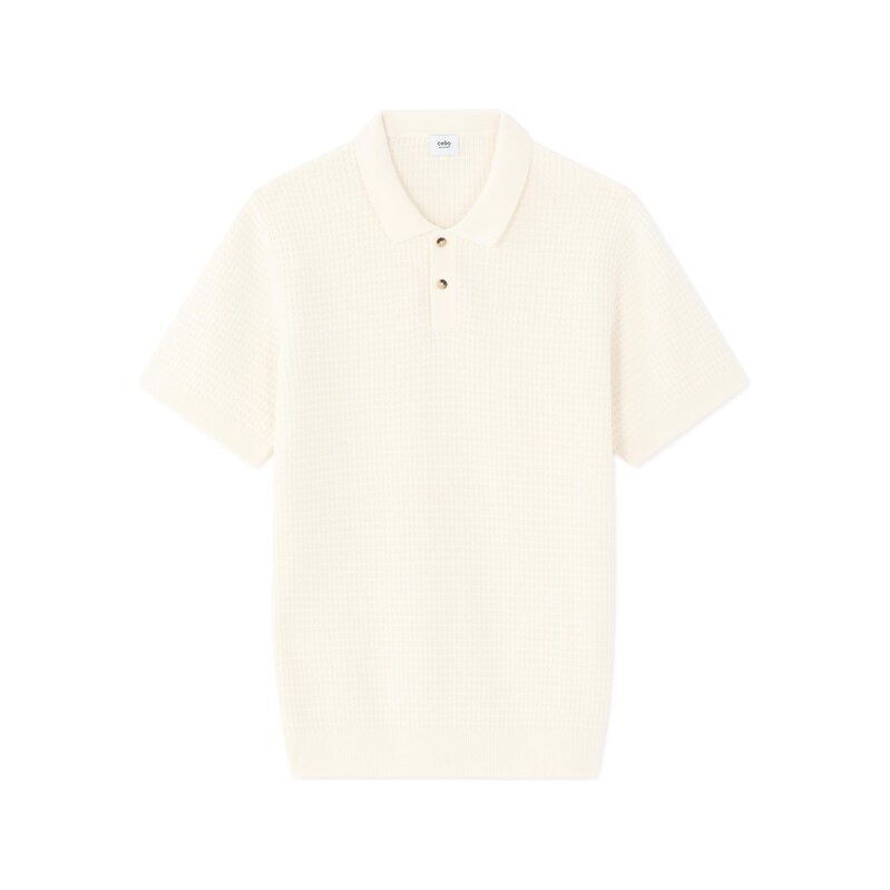 Celio Polo tričko Perelief - Pánské
