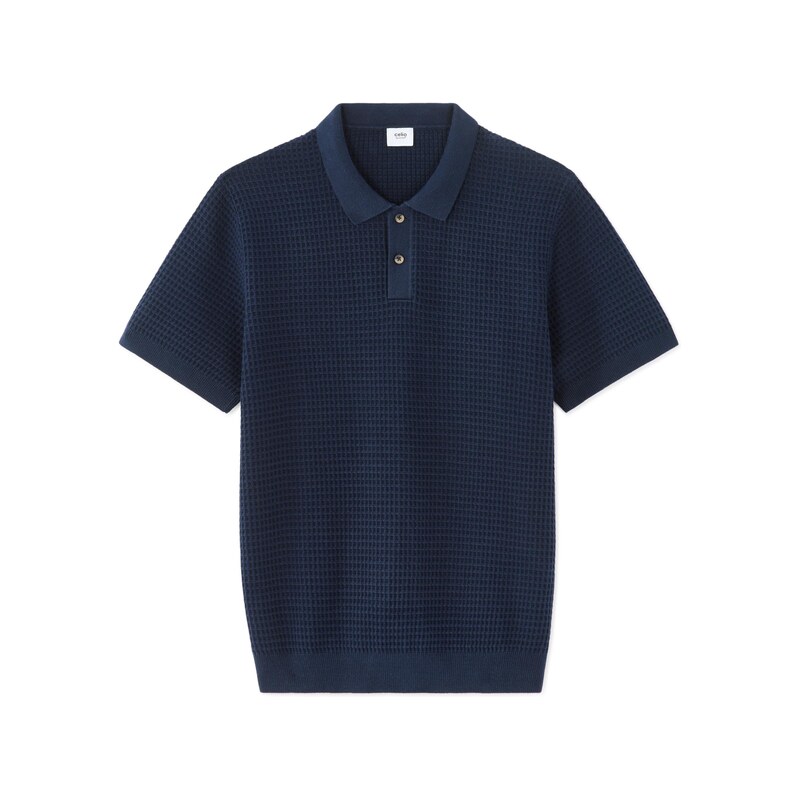 Celio Polo tričko Perelief - Pánské