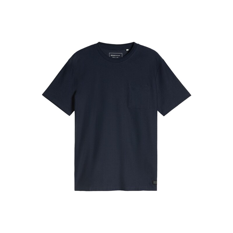 TOM TAILOR DENIM Tričko námořnická modř