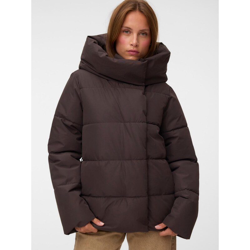 VERO MODA Zimní bunda VMMIA KATE čokoládová