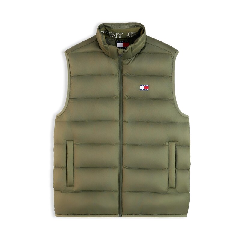 Tommy Jeans Vesta olivová
