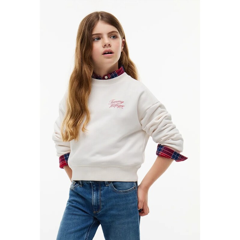 Tommy Hilfiger mikina dětská s bavlnou