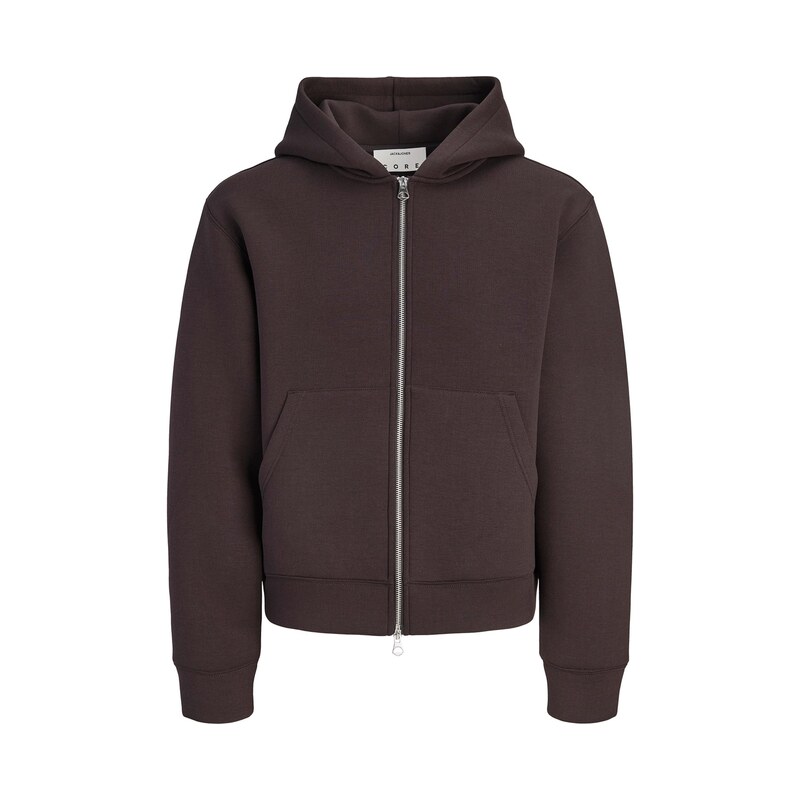 JACK & JONES Mikina JCOLEGACY čokoládová