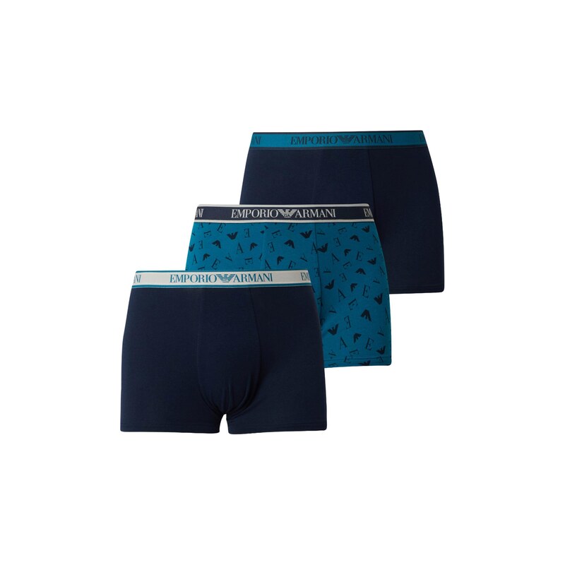 Emporio Armani Boxerky marine modrá / námořnická modř / safírová