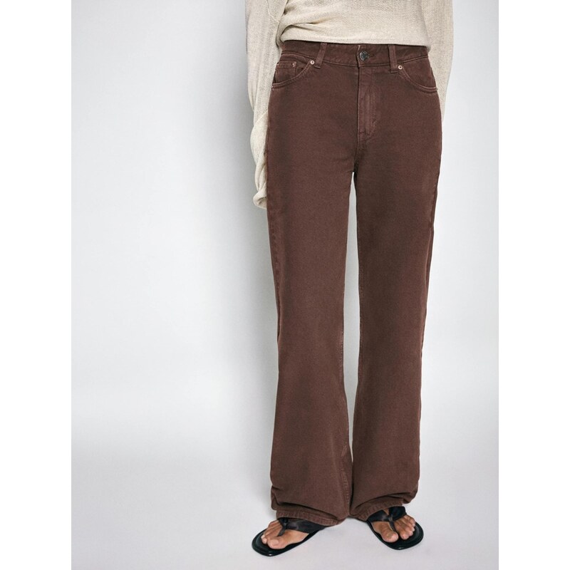 Pull&Bear Džíny hnědá