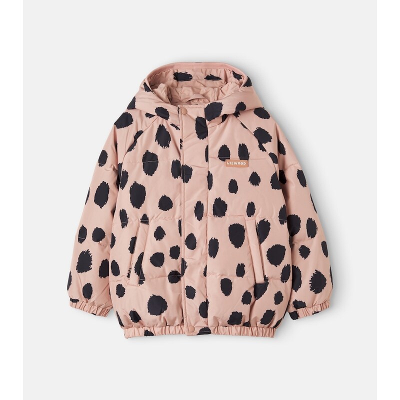 Liewood Adelina leopard-print padded jacket
