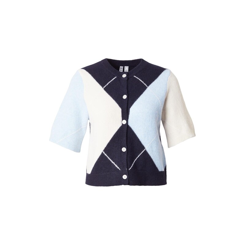 PIECES Kardigan PCSALLY indigo / světlemodrá / barva bílé vlny