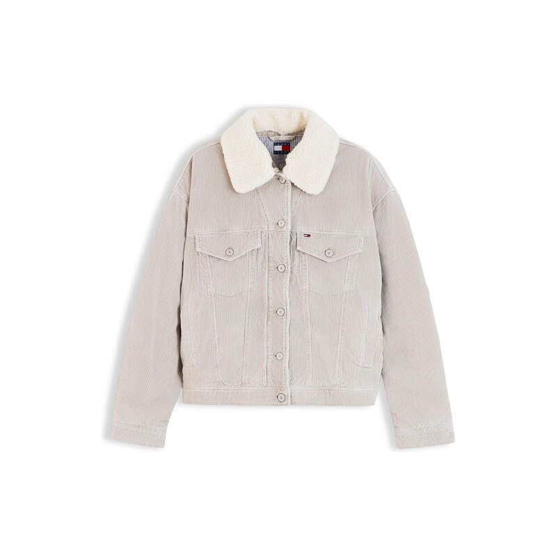 Tommy Jeans Přechodná bunda šedá