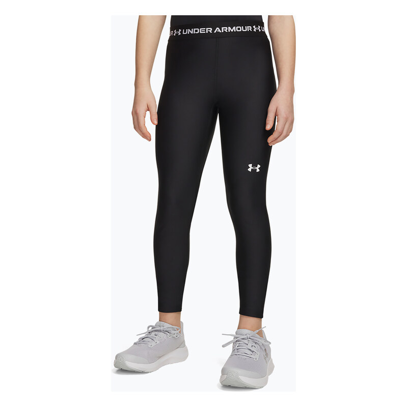 Dětské legíny Under Armour HeatGear Leggings black/white