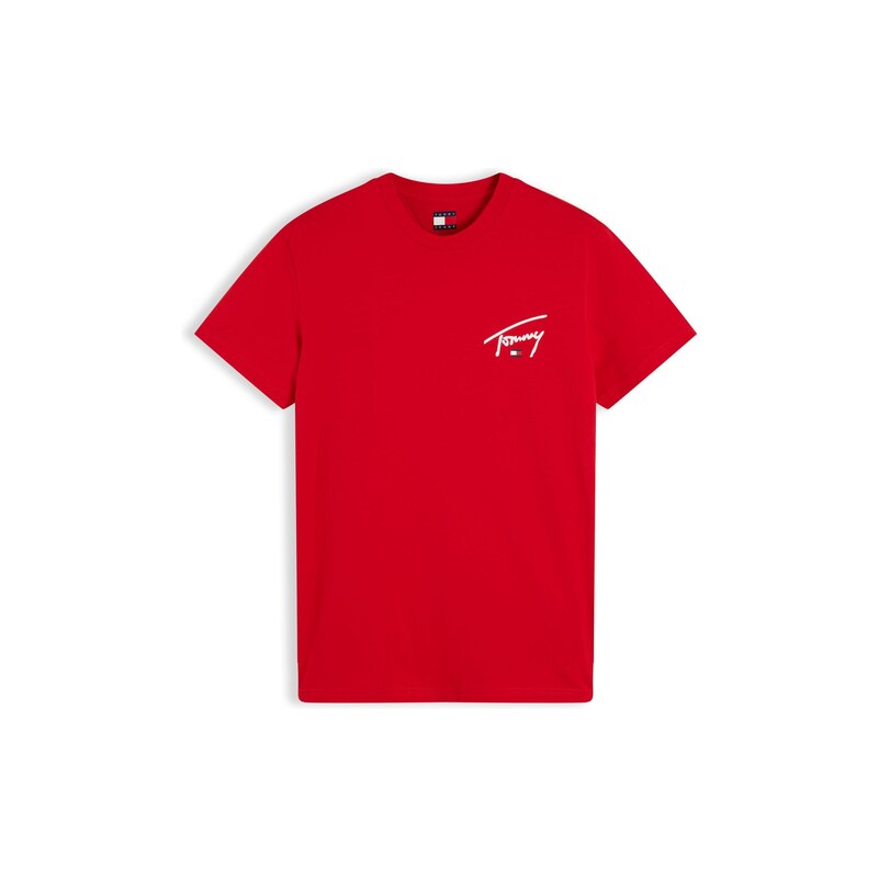 Tommy Jeans Tričko SIGNATURE červená