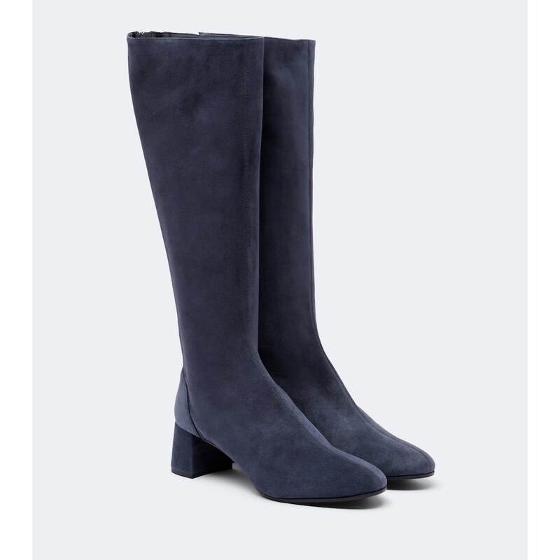 Aquazzura Saint Honoré suede knee-high boots
