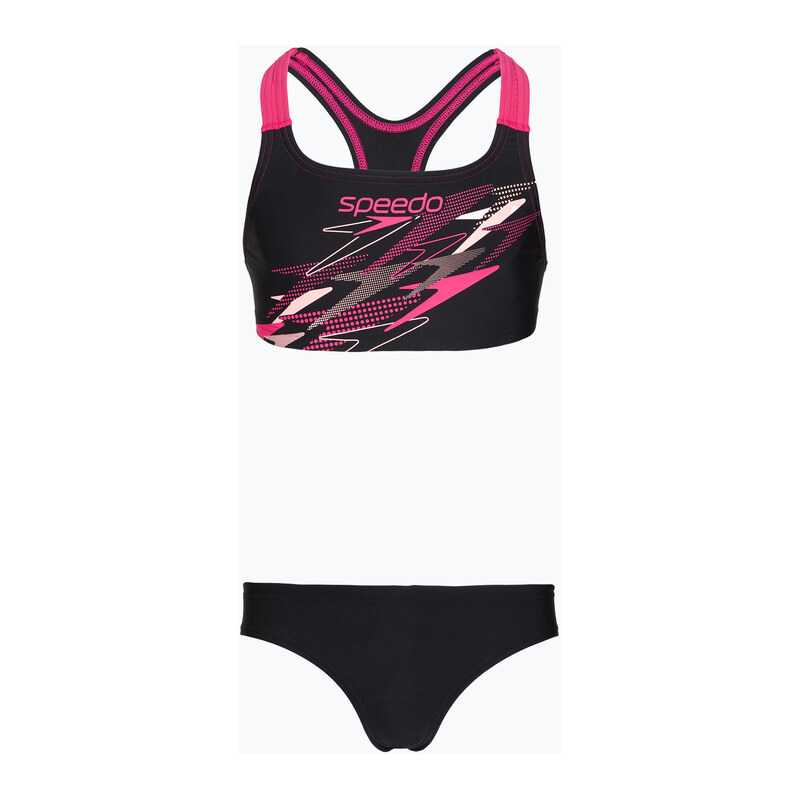 Dvoudílné dětské plavky Speedo Medley Logo Racerback 2pc