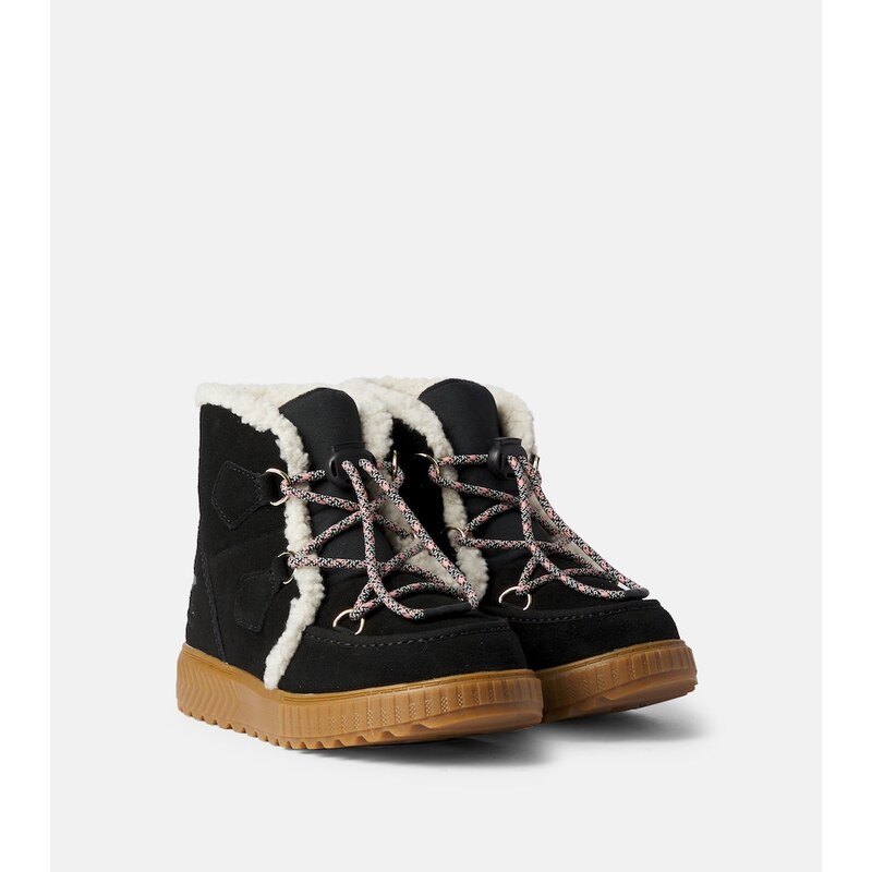 Sorel Kids Ona Ave Alpine suede snow boots