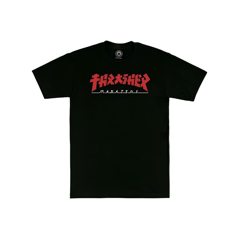 THRASHER Tričko GODZILLA černá