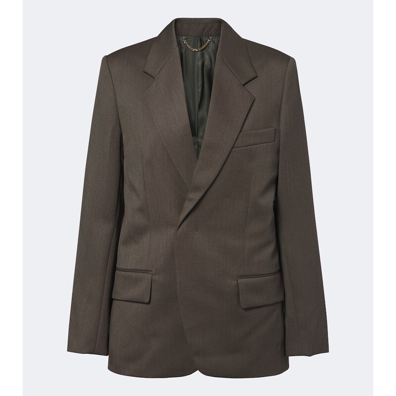 Victoria Beckham Virgin wool twill blazer