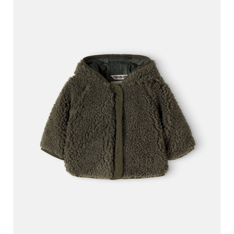 Bonton Baby Piper hooded teddy jacket