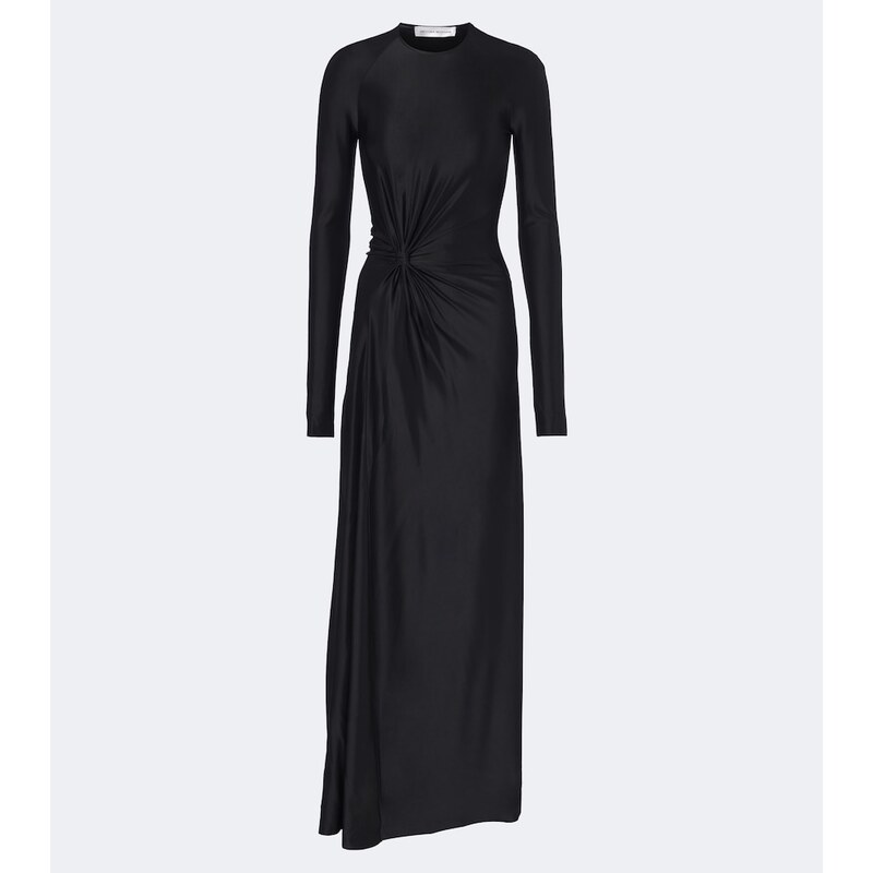 Victoria Beckham Florence gathered jersey gown