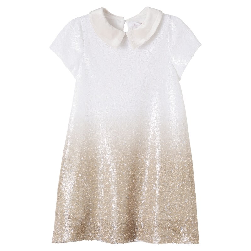 Patachou Sequined ombré dress