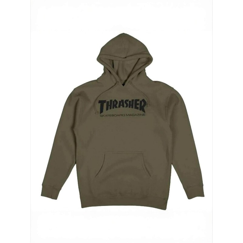 THRASHER Mikina SKATE MAG zelená