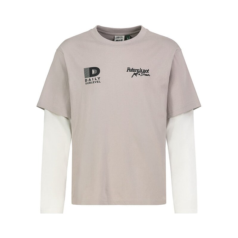Tričko Sublevel Creme/ Taupe 2000497