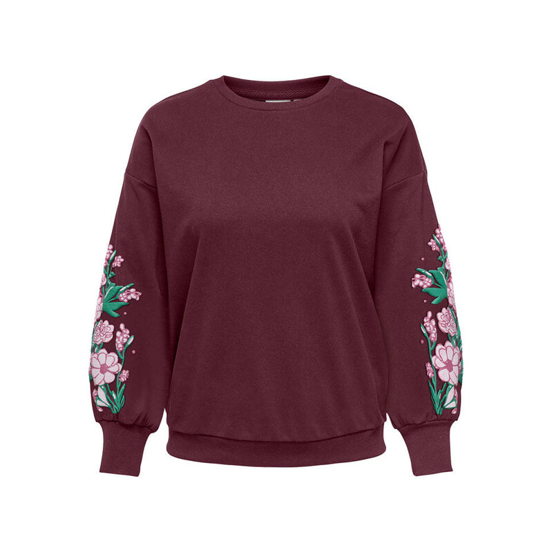 Mikina ONLY Carmakoma Bordeaux 8310212