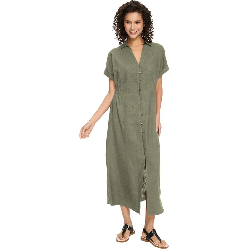 Šaty Heine Khaki 1212561