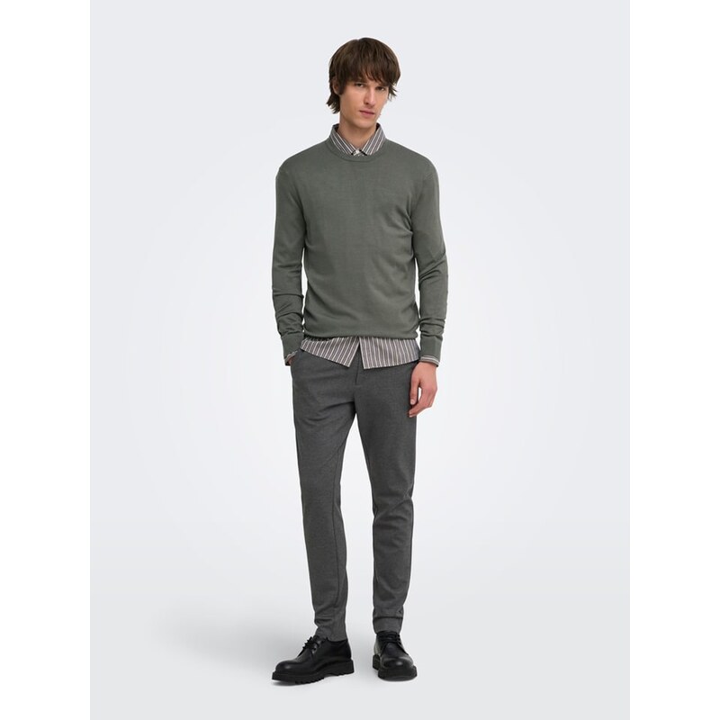 Svetr ONLY & SONS Grau 331251