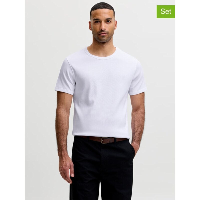Tričko Jack & Jones Weiß 1665956