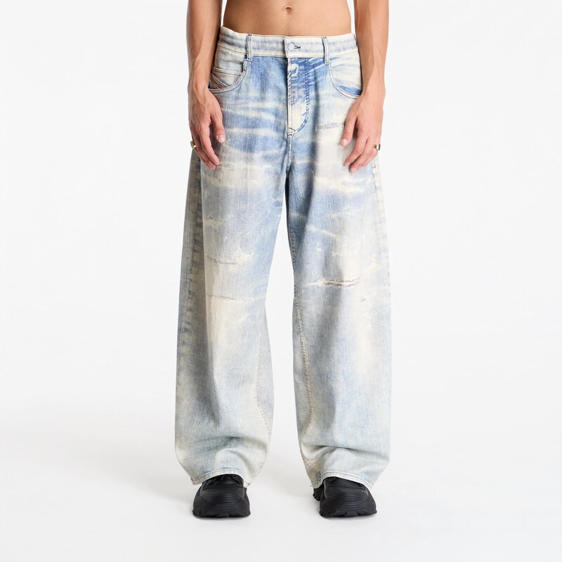 Džíny Diesel 2097 D-Enim-M-Bw Jogg Sweat Jeans Blue 30