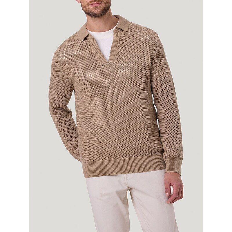 Svetr Pierre Cardin Hellbraun 4167835