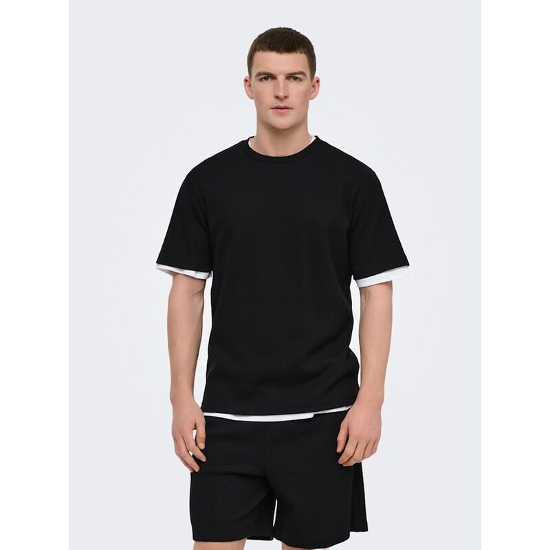 Tričko ONLY & SONS Schwarz 2247456